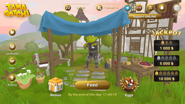 Tamagotchi — игра на Unity